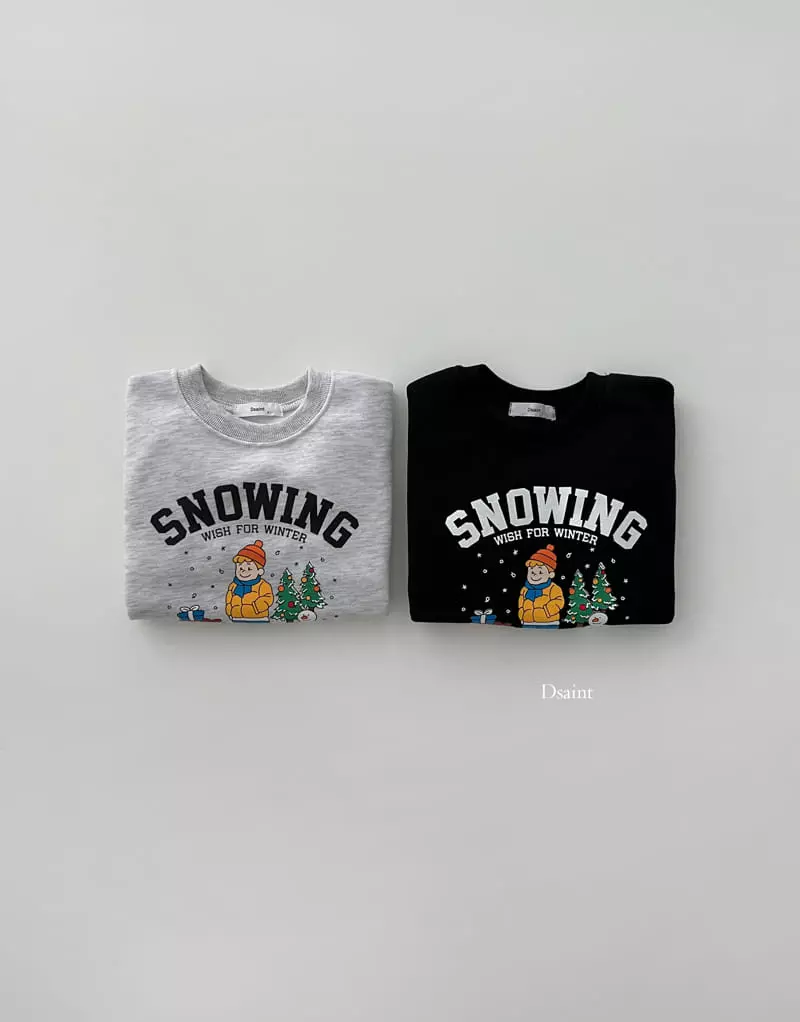Dsaint - Korean Children Fashion - #toddlerclothing - Snowing Sweatshirt - 2