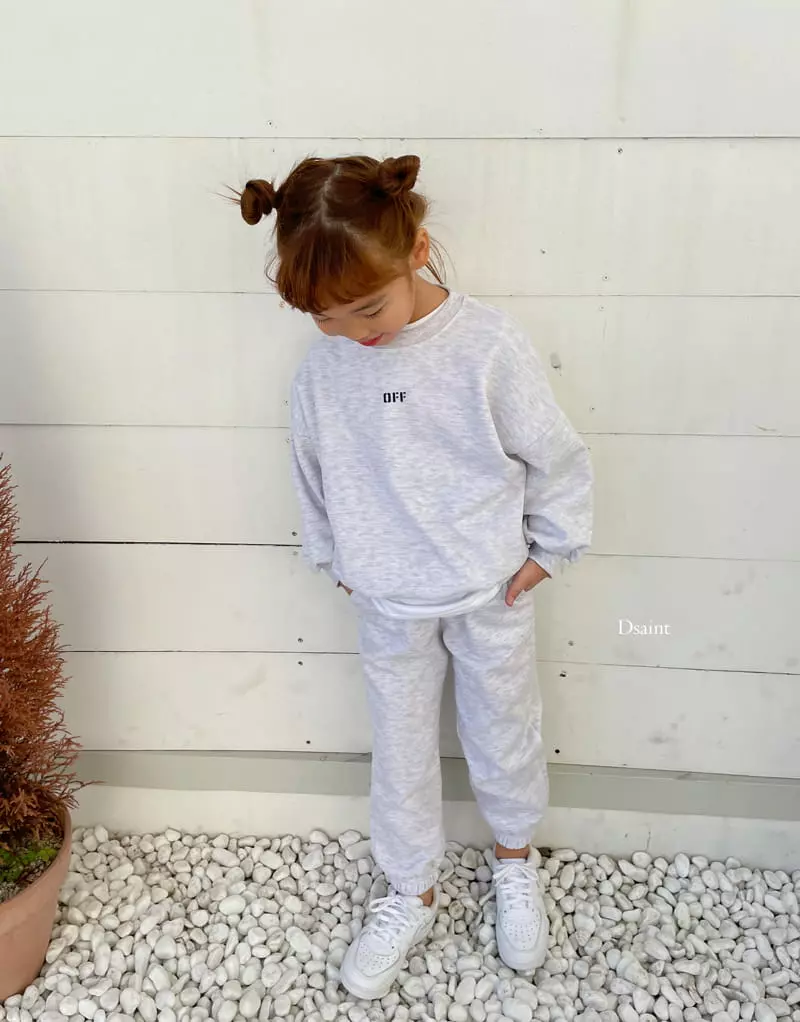 Dsaint - Korean Children Fashion - #toddlerclothing - Off Top Bottom Set - 11