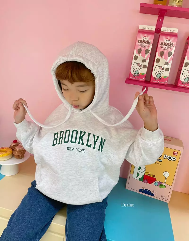 Dsaint - Korean Children Fashion - #toddlerclothing - Brock New York Patch Hoody - 9
