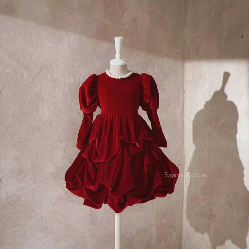 Eugenie Candies - Korean Children Fashion - #Kfashion4kids - Red Queen One-piece - 2
