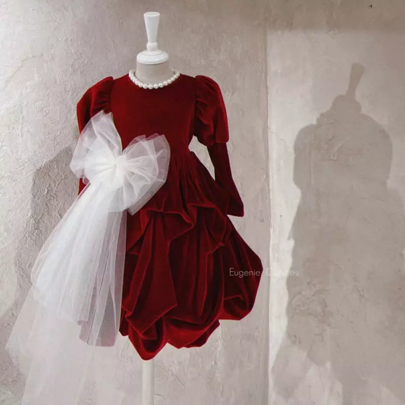 Eugenie Candies - Korean Children Fashion - #kidzfashiontrend - Red Queen One-piece