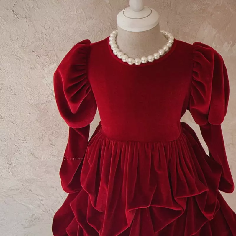 Eugenie Candies - Korean Children Fashion - #littlefashionista - Red Queen One-piece - 4