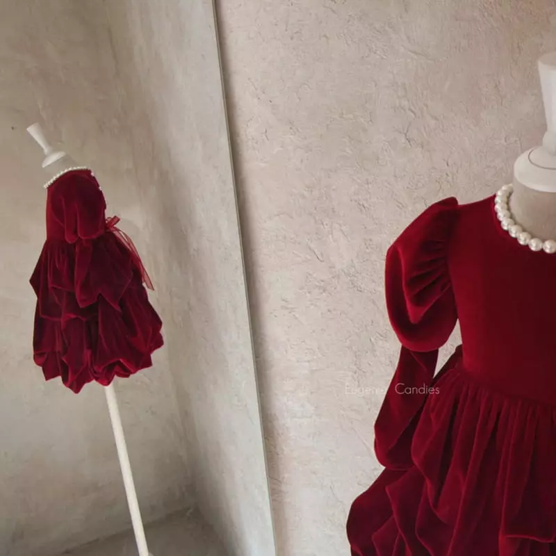 Eugenie Candies - Korean Children Fashion - #minifashionista - Red Queen One-piece - 5