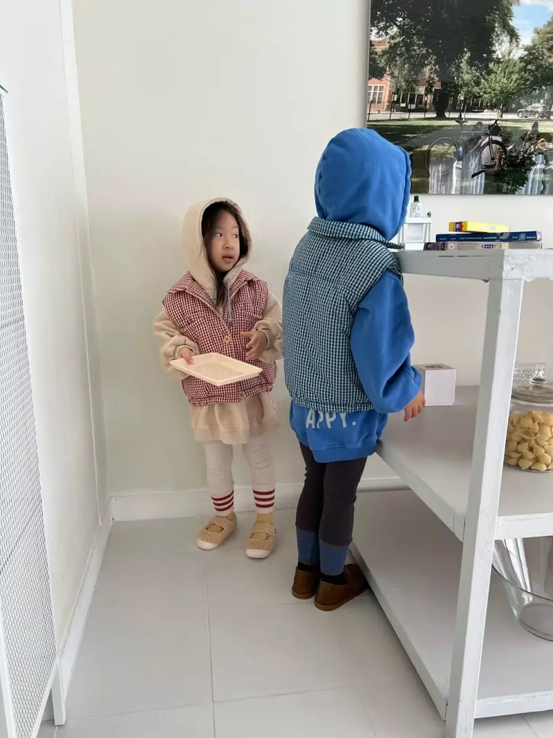 Fine Studio - Korean Children Fashion - #discoveringself - Enpy Check Padding Jacket - 7