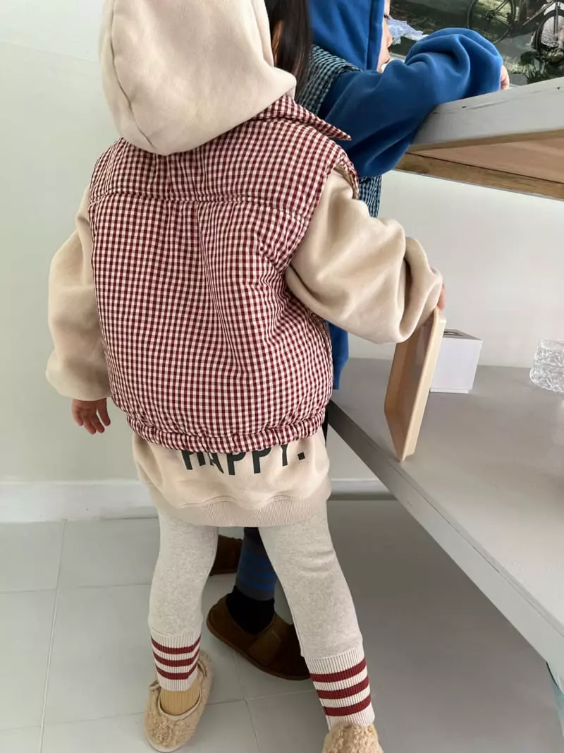 Fine Studio - Korean Children Fashion - #kidsstore - Enpy Check Padding Jacket - 10