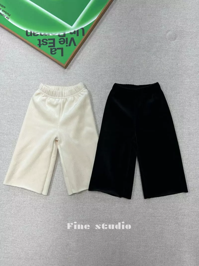 Fine Studio - Korean Children Fashion - #prettylittlegirls - Mink Wide Pants with Mom