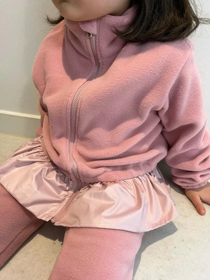 Franc Franc - Korean Children Fashion - #designkidswear - Fleece Jumper Top Bottom Set - 3