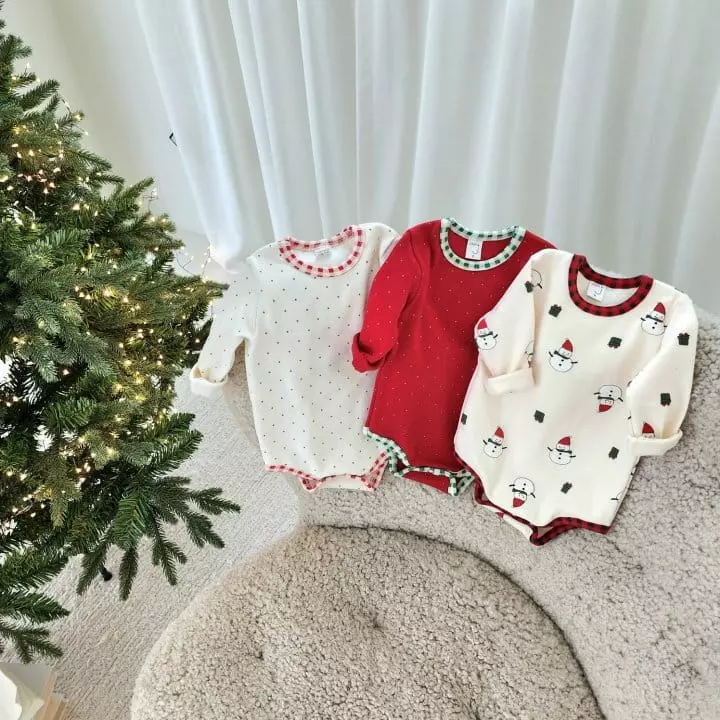 From J - Korean Baby Fashion - #babyfashion - Christmas Bodysuit