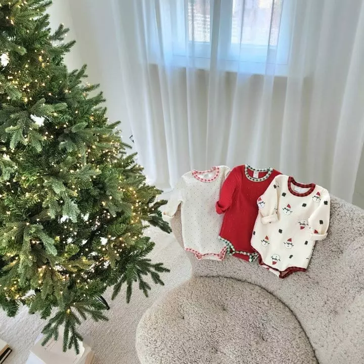 From J - Korean Baby Fashion - #babyfever - Christmas Bodysuit - 2