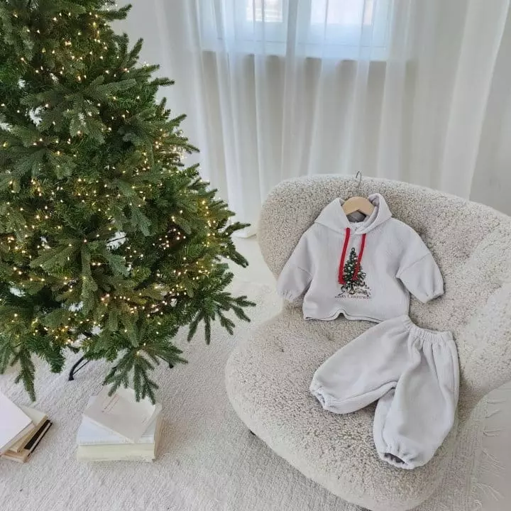 From J - Korean Baby Fashion - #babyfever - Tree Top Bottom Set - 4