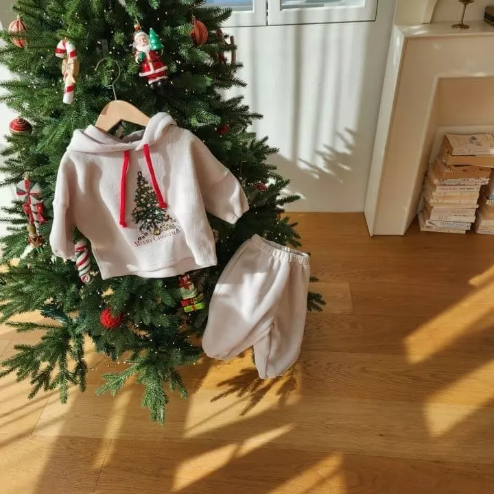 From J - Korean Baby Fashion - #babyoutfit - Tree Top Bottom Set - 9