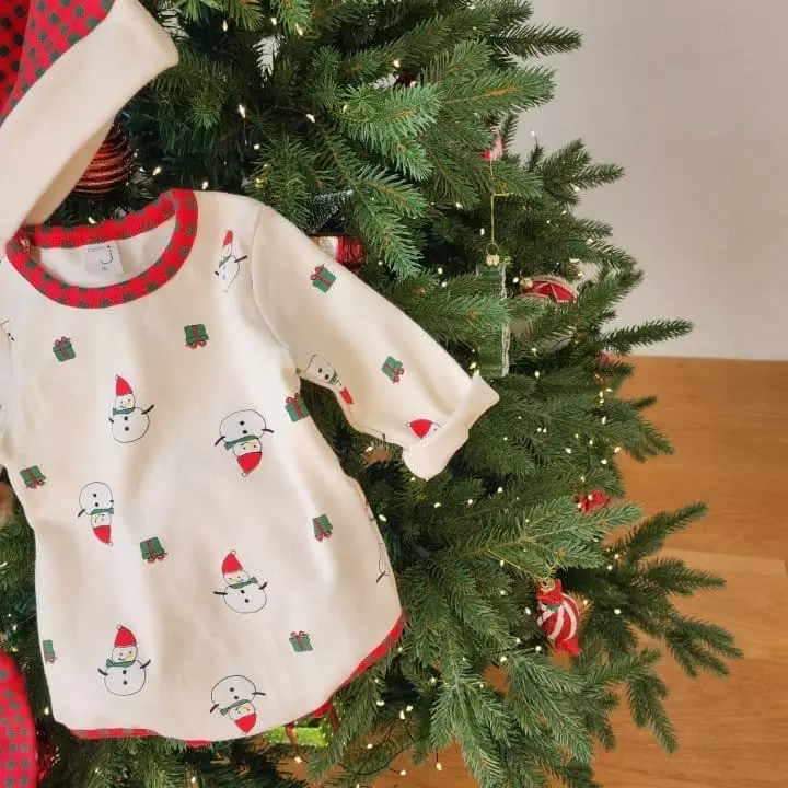 From J - Korean Baby Fashion - #babyoutfit - Christmas Bodysuit - 7