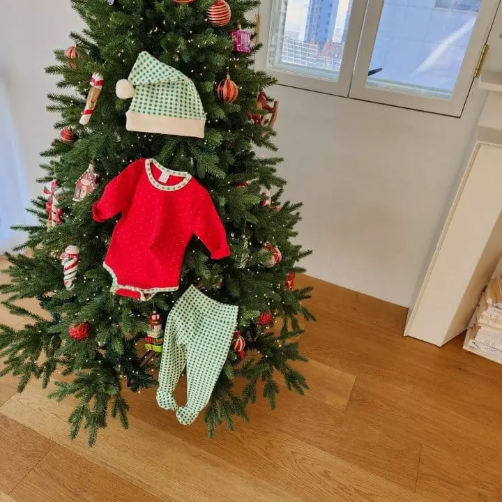 From J - Korean Baby Fashion - #onlinebabyshop - Christmas Bodysuit - 11