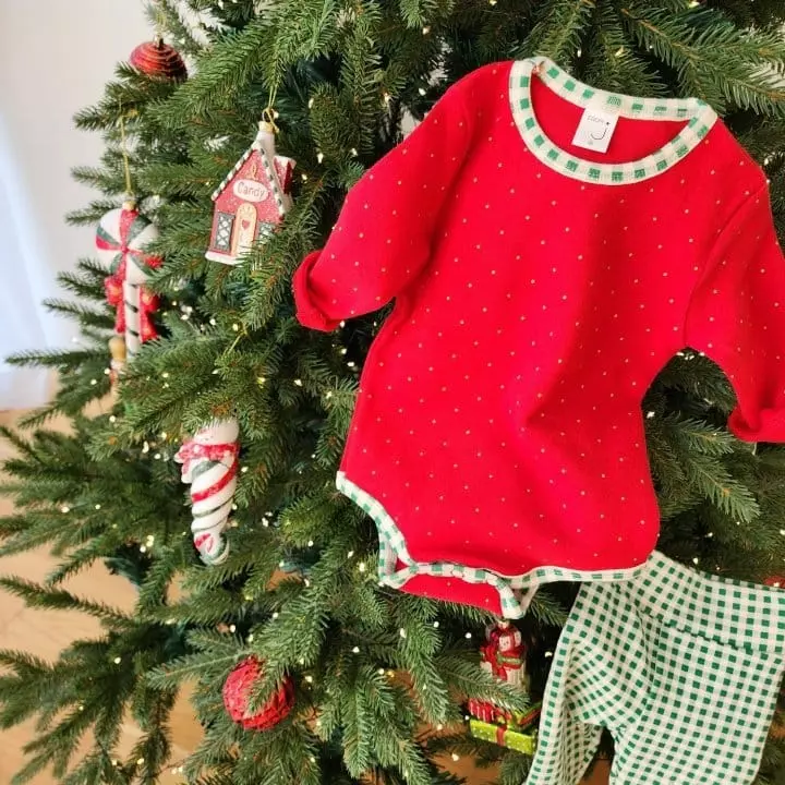 From J - Korean Baby Fashion - #smilingbaby - Christmas Bodysuit - 12