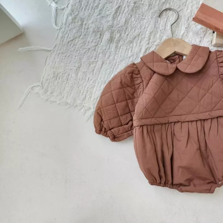 From J - Korean Baby Fashion - #smilingbaby - Quilting Collar Bodysuit Boy - 10
