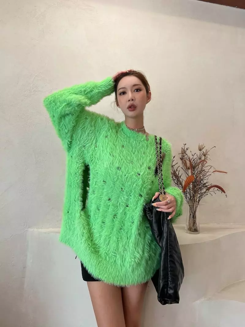 Gateless - Korean Women Fashion - #momslook - Fress Whole Knit Tee - 2