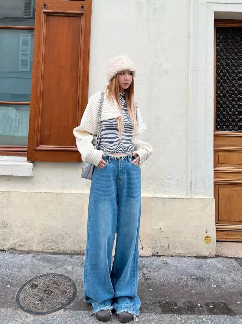 Gateless - Korean Women Fashion - #womensfashion - Fancy Jeans - 4