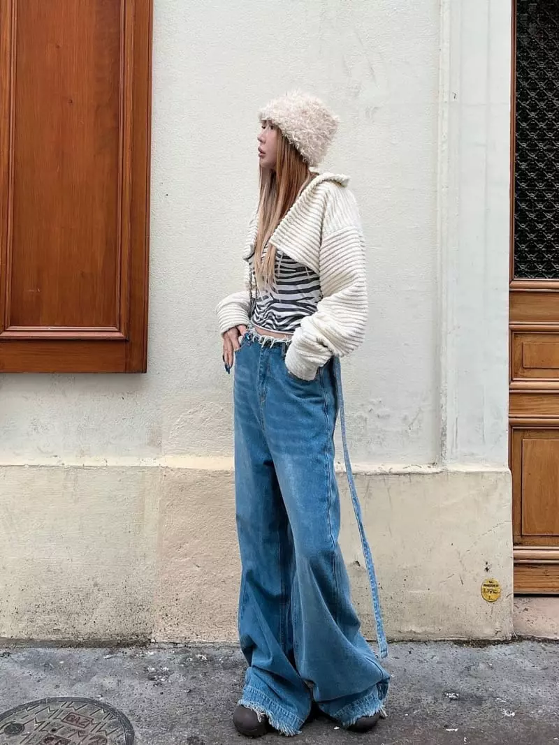 Gateless - Korean Women Fashion - #momslook - Fancy Jeans - 6