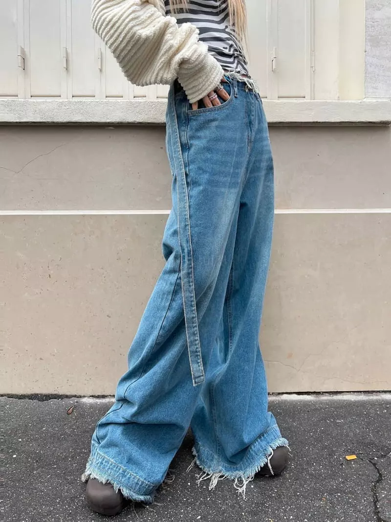 Gateless - Korean Women Fashion - #momslook - Fancy Jeans - 8