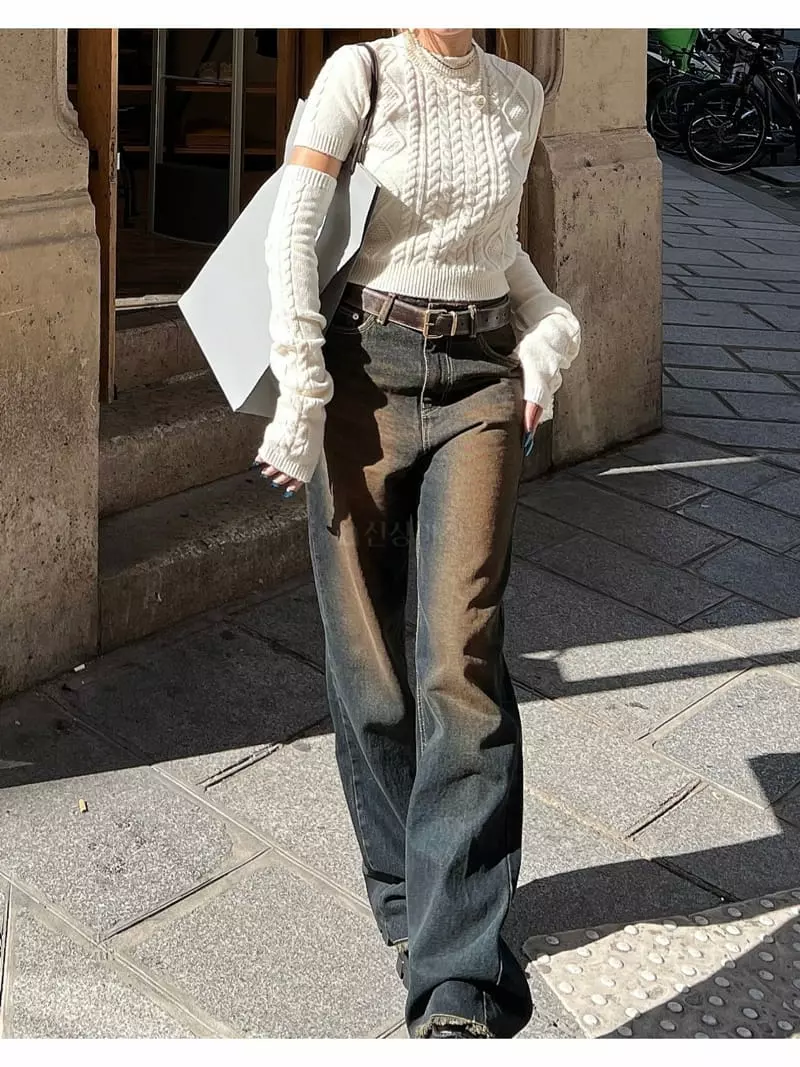 Gateless - Korean Women Fashion - #momslook - Trash Jeans - 5