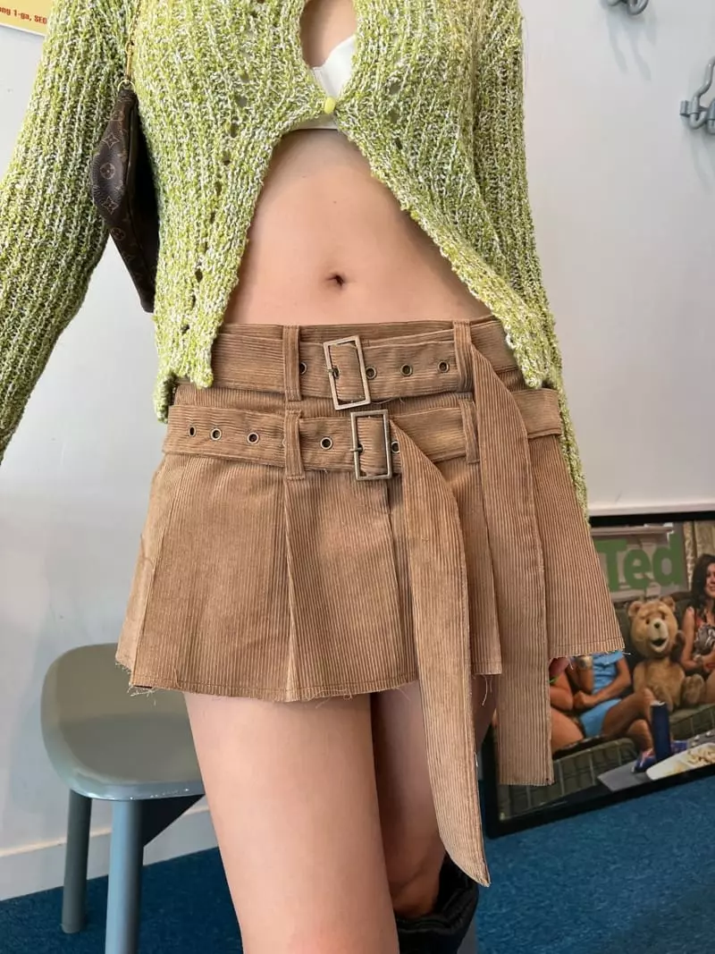 Gateless - Korean Women Fashion - #momslook - Teddy Skirt - 12