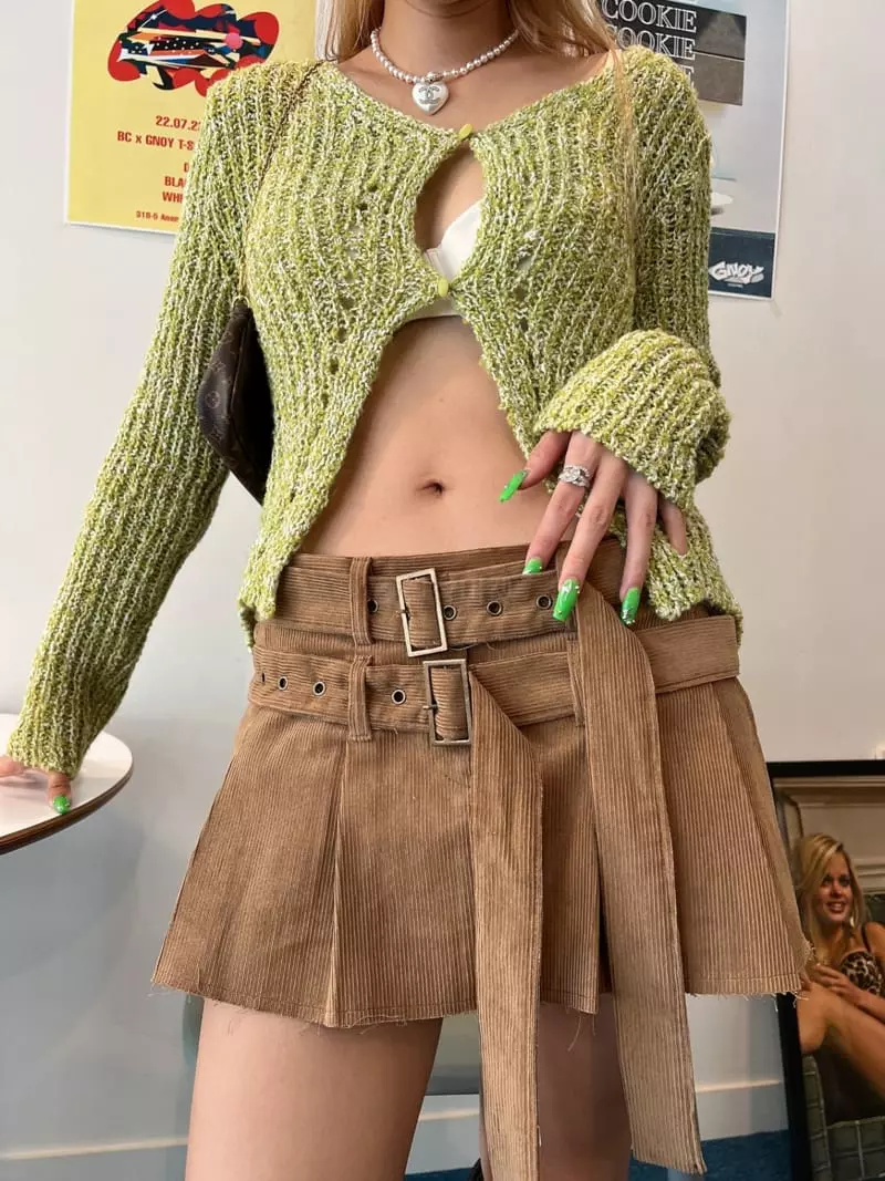 Gateless - Korean Women Fashion - #womensfashion - Teddy Skirt - 4