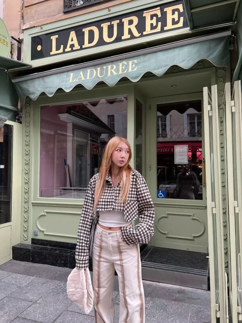 Gateless - Korean Women Fashion - #momslook - Check Pocket Shirt - 8