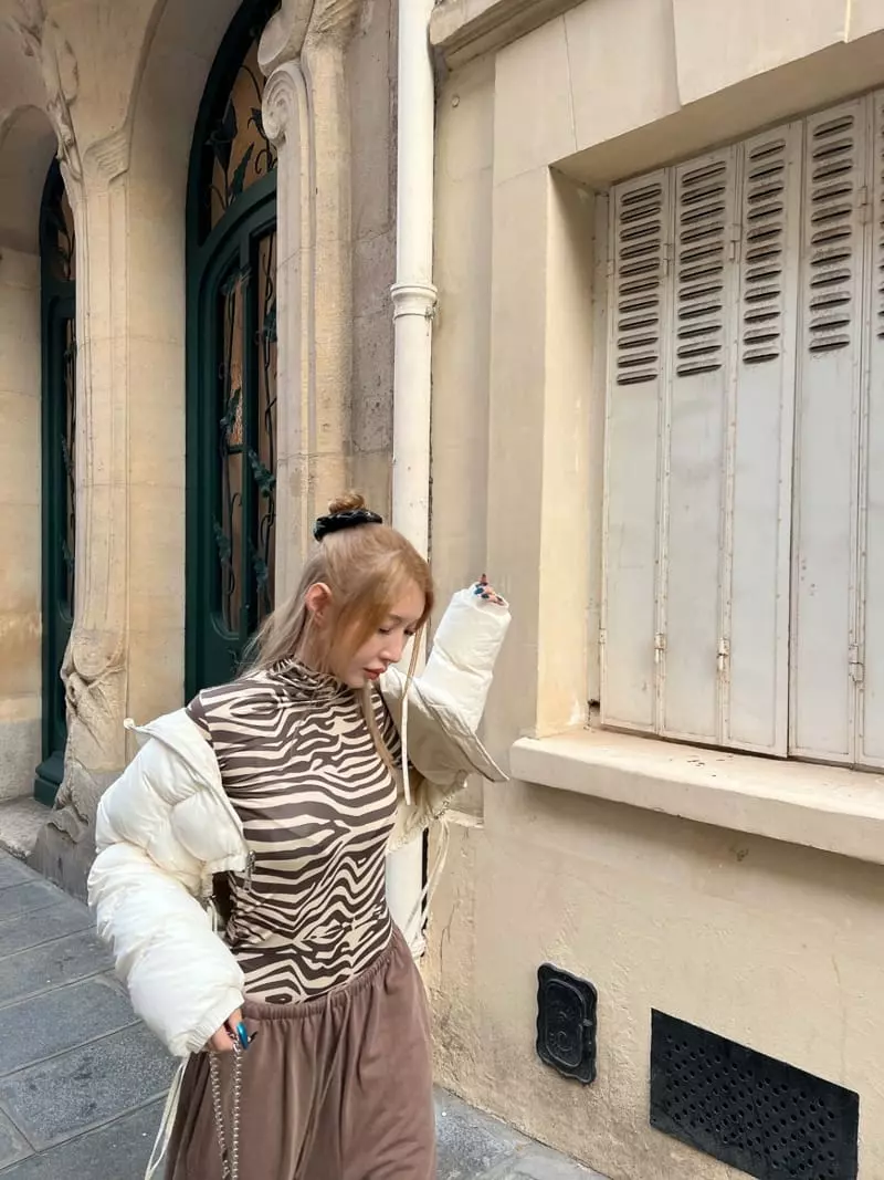 Gateless - Korean Women Fashion - #momslook - Zebra Tee - 7