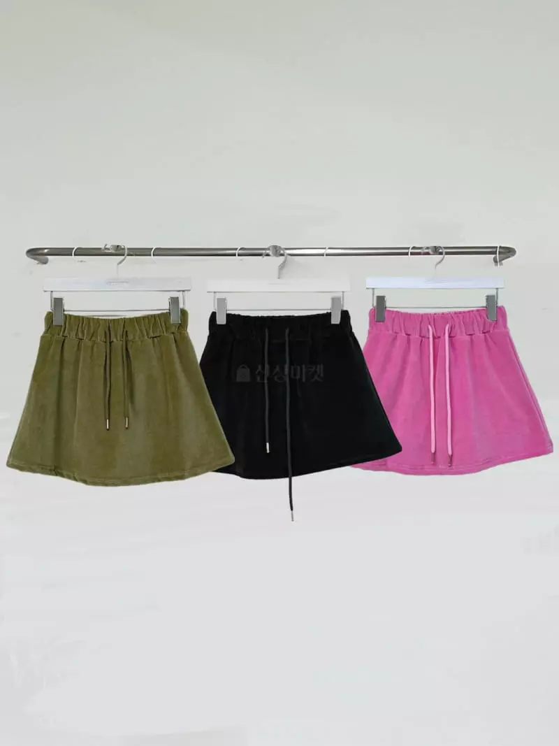 Gateless - Korean Women Fashion - #momslook - Velvet Skirt - 3