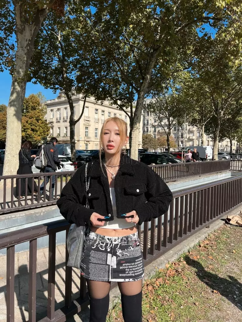 Gateless - Korean Women Fashion - #momslook - Mini Dumble Jacket - 12