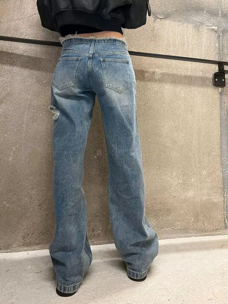 Gateless - Korean Women Fashion - #momslook - Line Jeans - 11