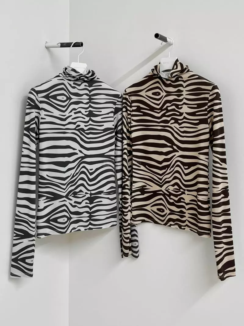 Gateless - Korean Women Fashion - #pursuepretty - Zebra Tee - 12