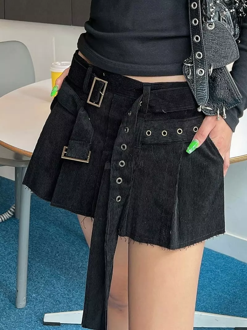 Gateless - Korean Women Fashion - #womensfashion - Teddy Skirt - 3