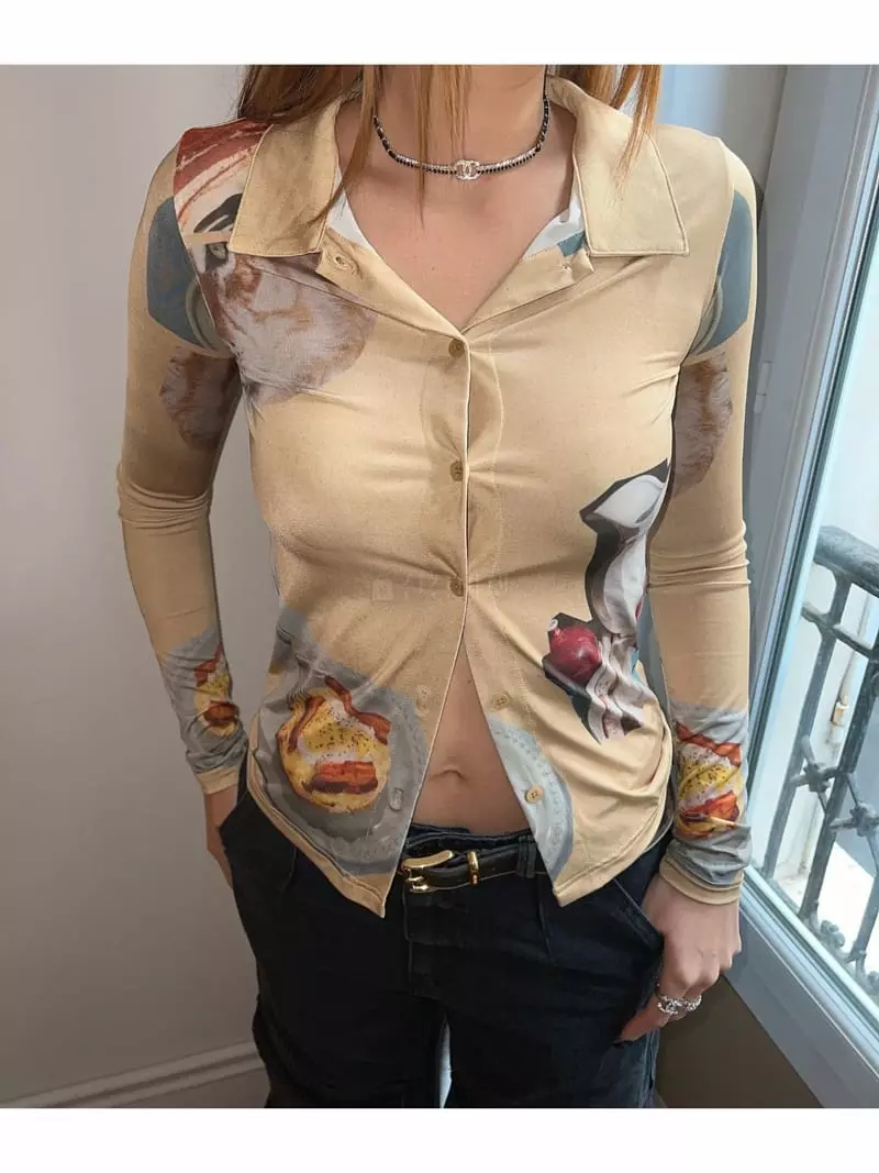 Gateless - Korean Women Fashion - #momslook - Ubje Collar Tee - 4