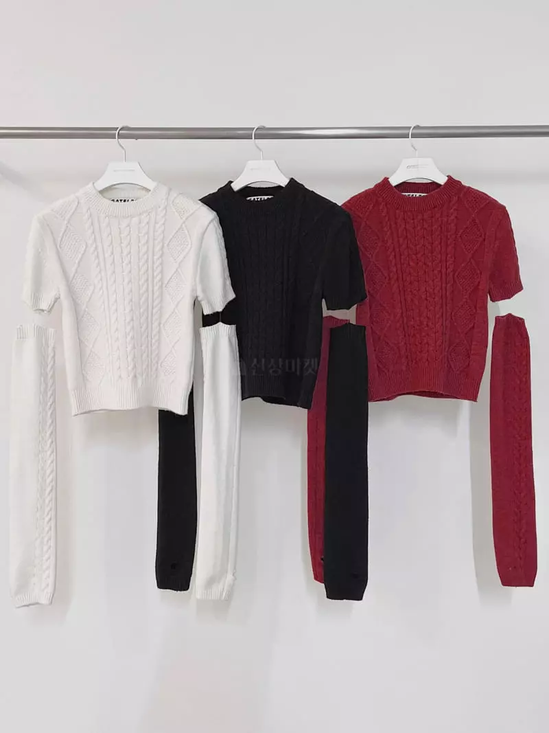 Gateless - Korean Women Fashion - #womensfashion - Mone Warmer Kint Tee