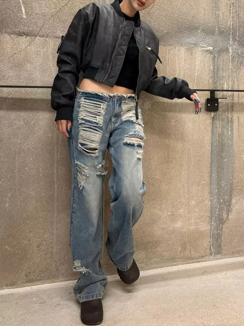 Gateless - Korean Women Fashion - #womensfashion - Line Jeans - 12