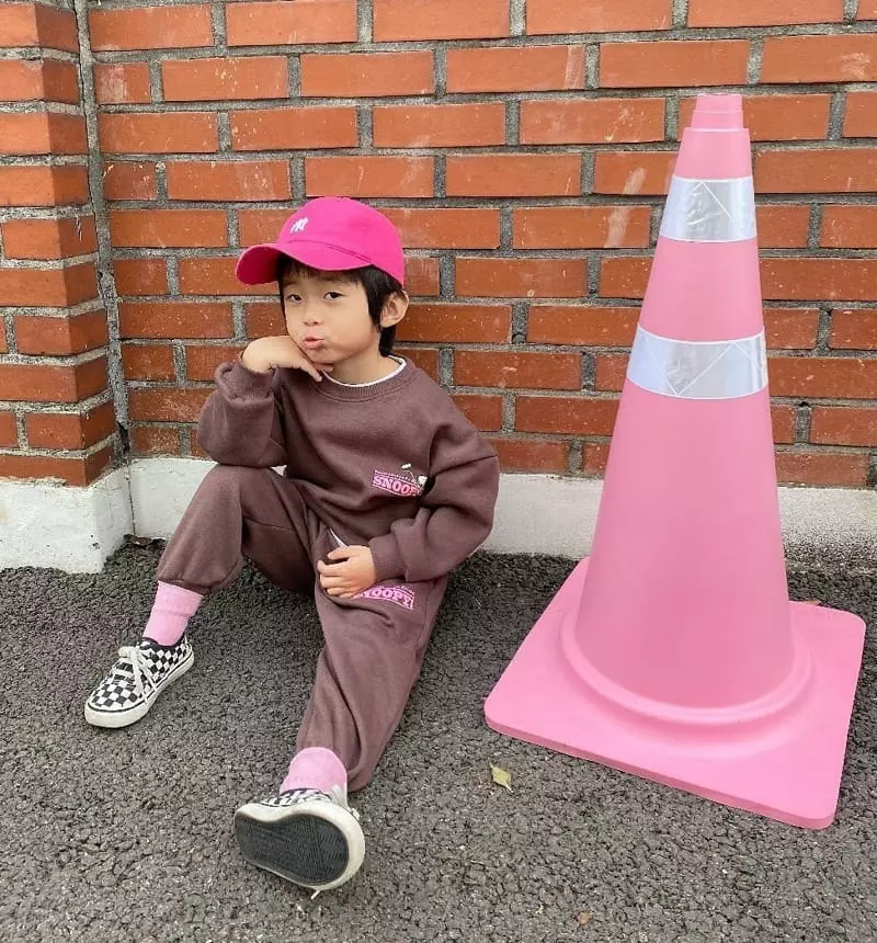 Ggomenge - Korean Children Fashion - #fashionkids - Fleece Puppy Top Bottom Set - 12