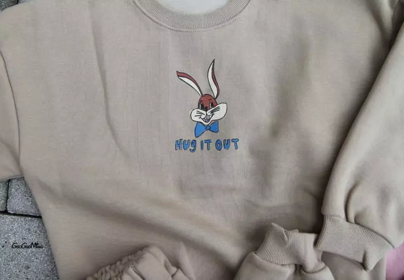 Ggomenge - Korean Children Fashion - #toddlerclothing - Hug Top Bottom Set - 3