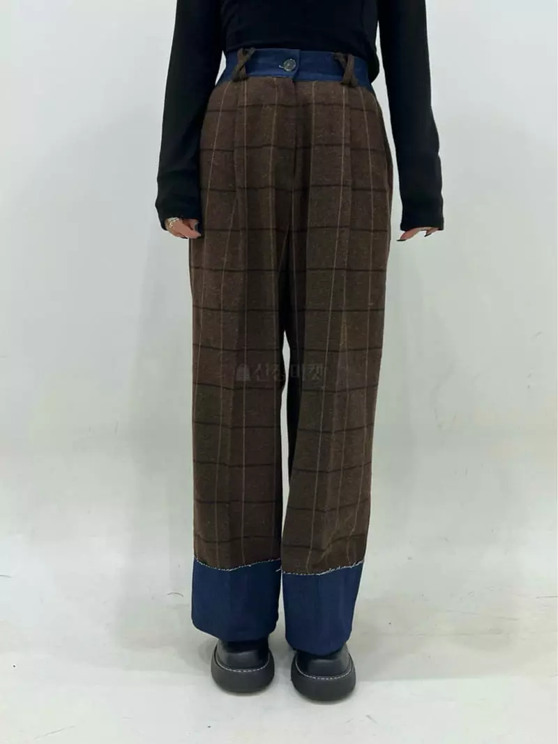 Ginger - Korean Women Fashion - #momslook - Check Color Jacket - 12