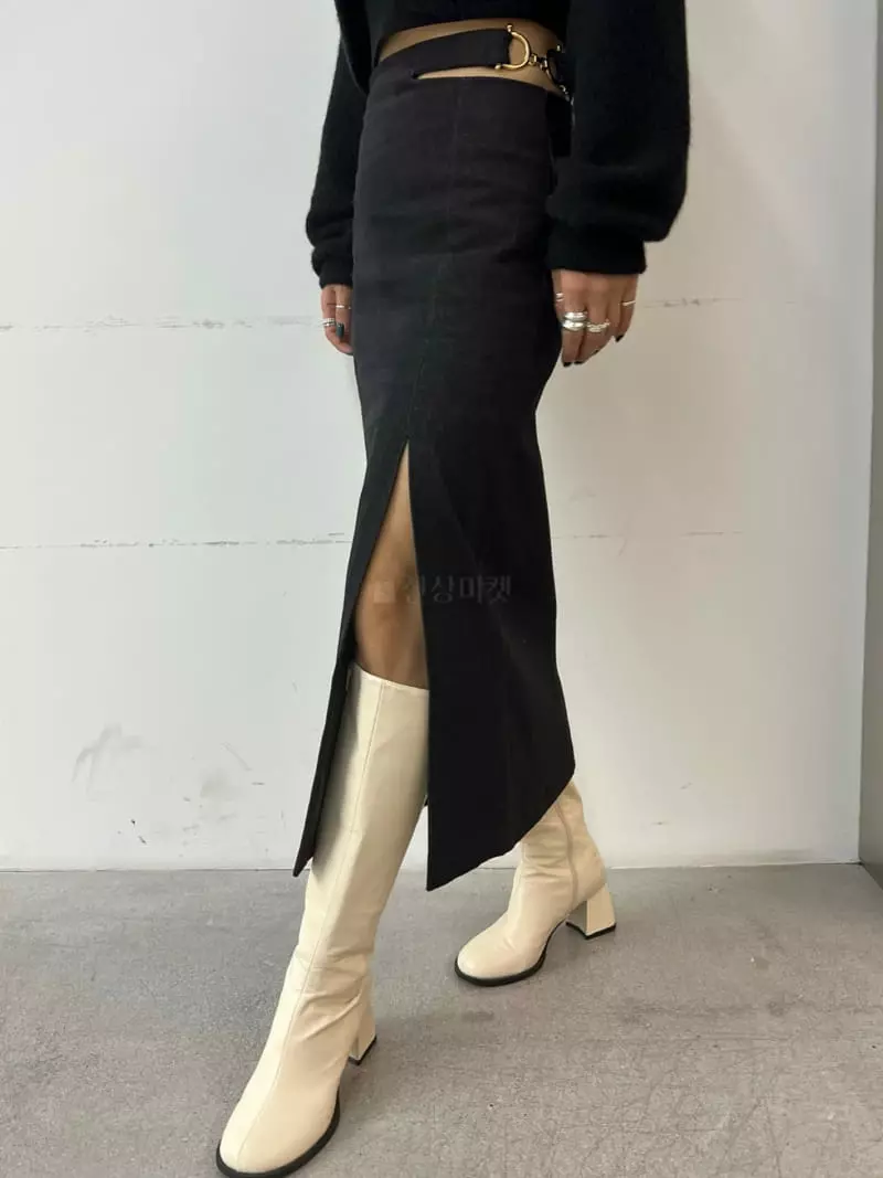 Ginger - Korean Women Fashion - #momslook - Solar Denim Skirt - 7