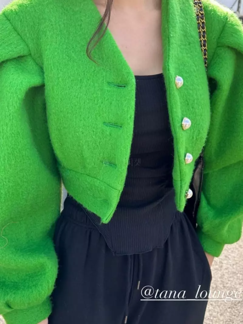 Ginger - Korean Women Fashion - #womensfashion - Vivid Crop Jacket - 12