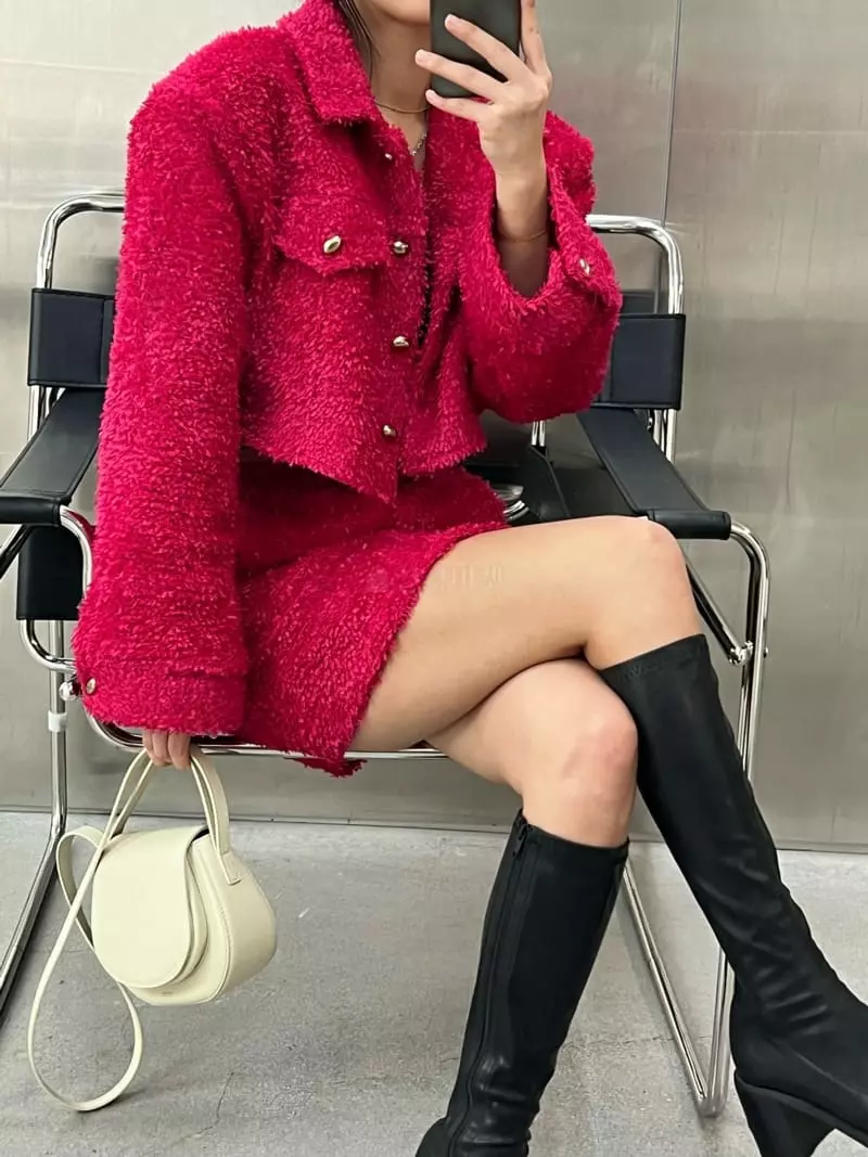 Ginger - Korean Women Fashion - #womensfashion - Bella Twid Jacket - 3