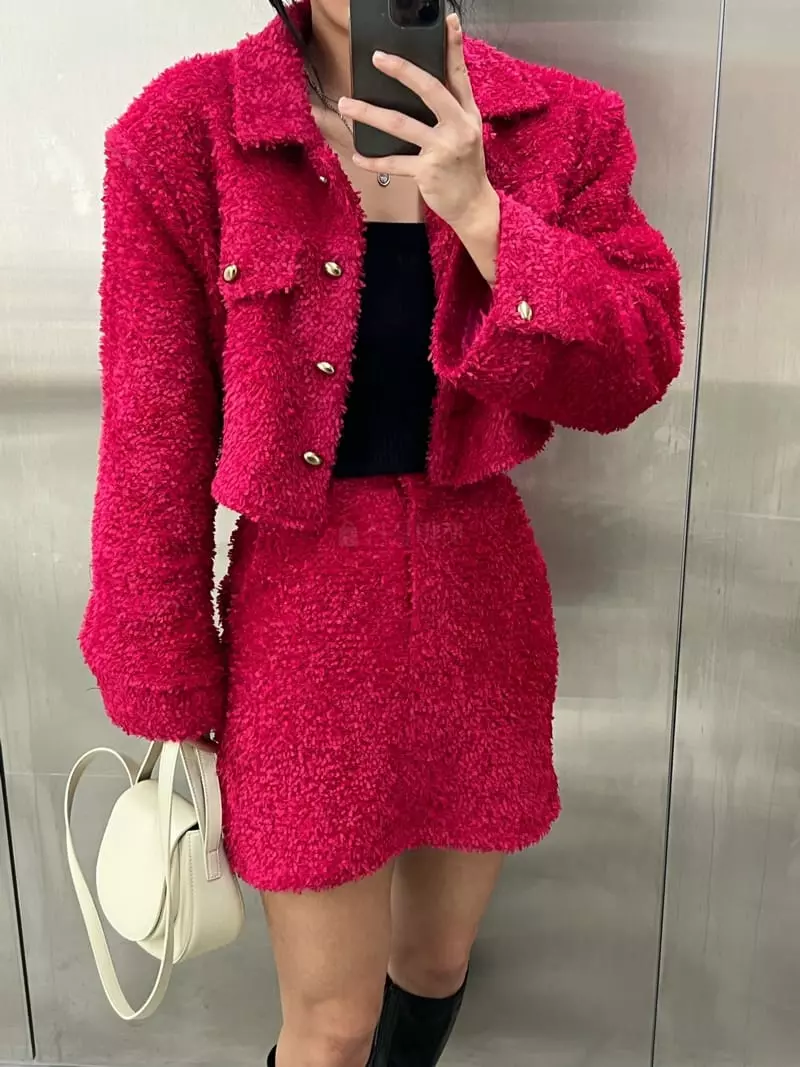 Ginger - Korean Women Fashion - #womensfashion - Bella Twid Jacket - 5