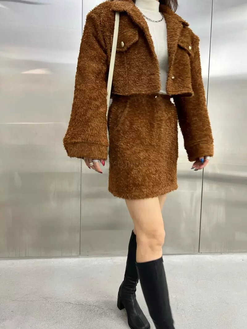 Ginger - Korean Women Fashion - #womensfashion - Bella Twid Jacket - 9
