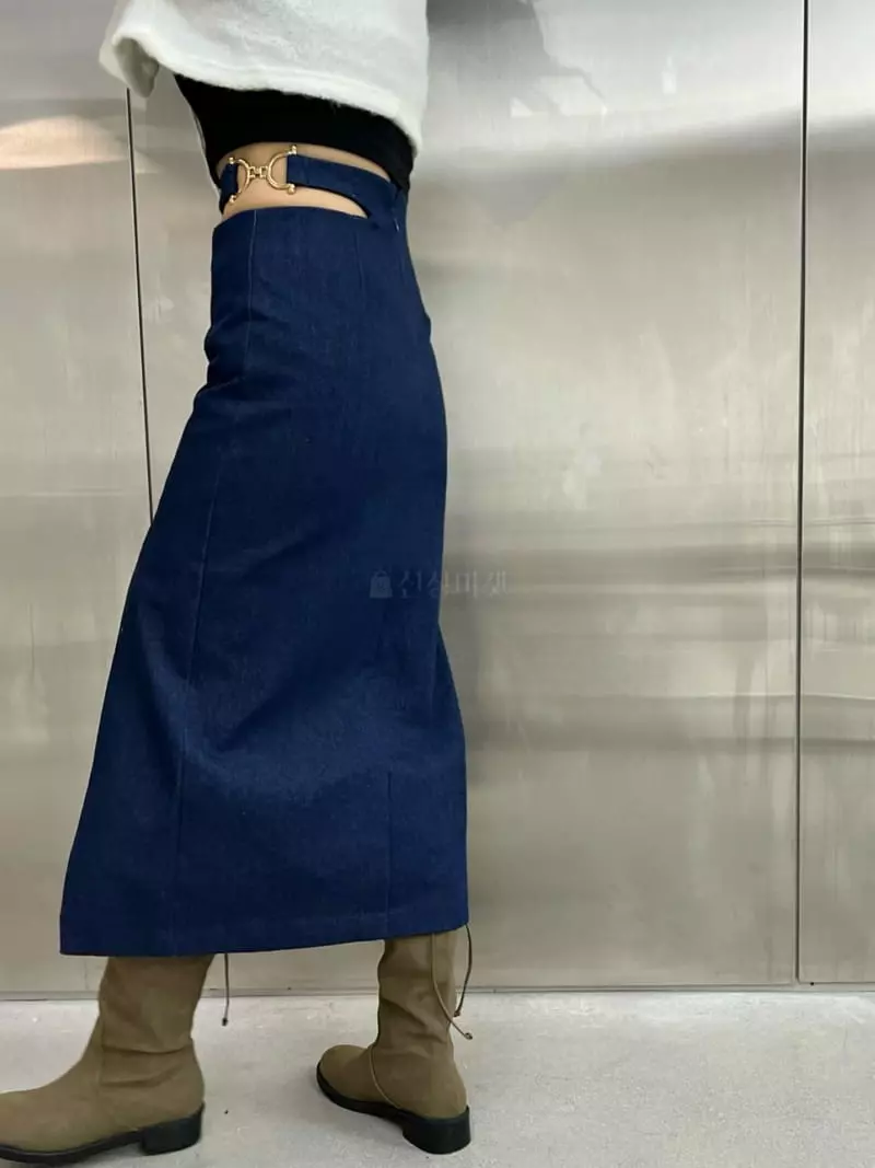 Ginger - Korean Women Fashion - #womensfashion - Solar Denim Skirt - 12