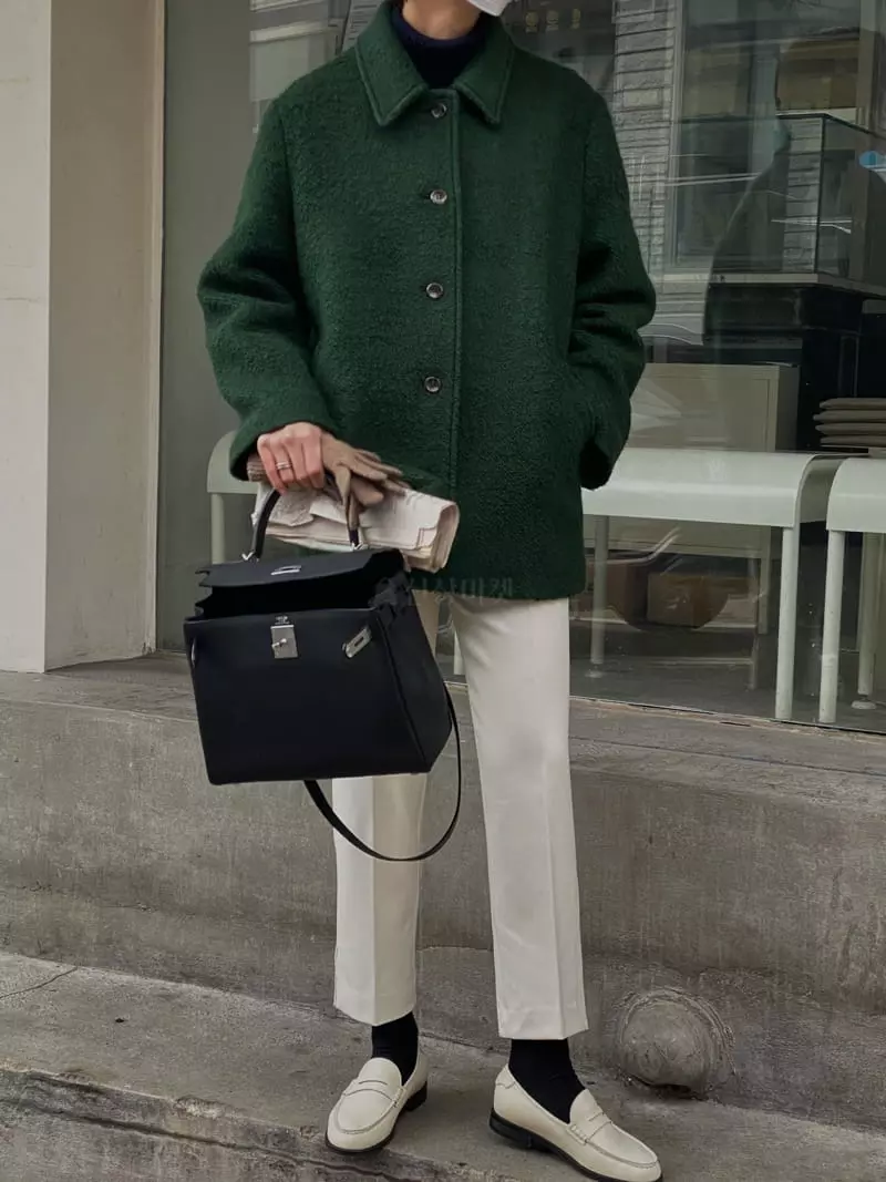 Glow Approach - Korean Women Fashion - #momslook - Alpaca Coat - 2