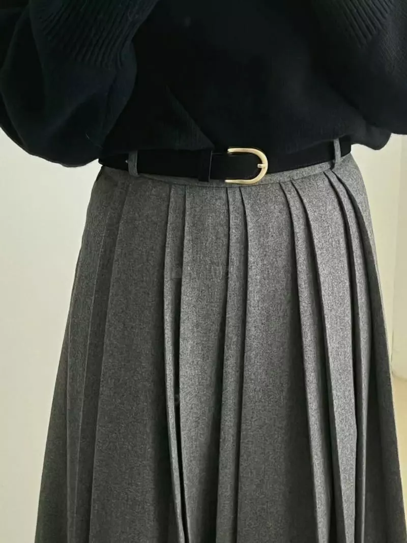 Glow Approach - Korean Women Fashion - #momslook - Wool Skirt - 2