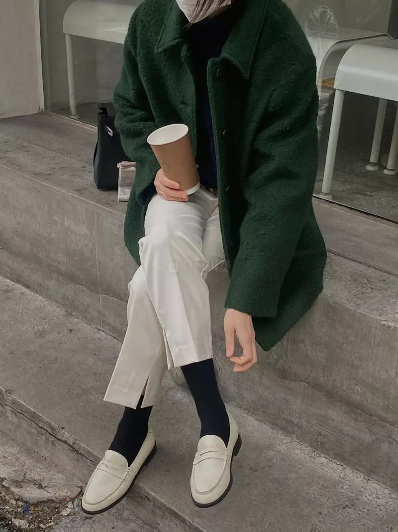 Glow Approach - Korean Women Fashion - #womensfashion - Alpaca Coat - 5