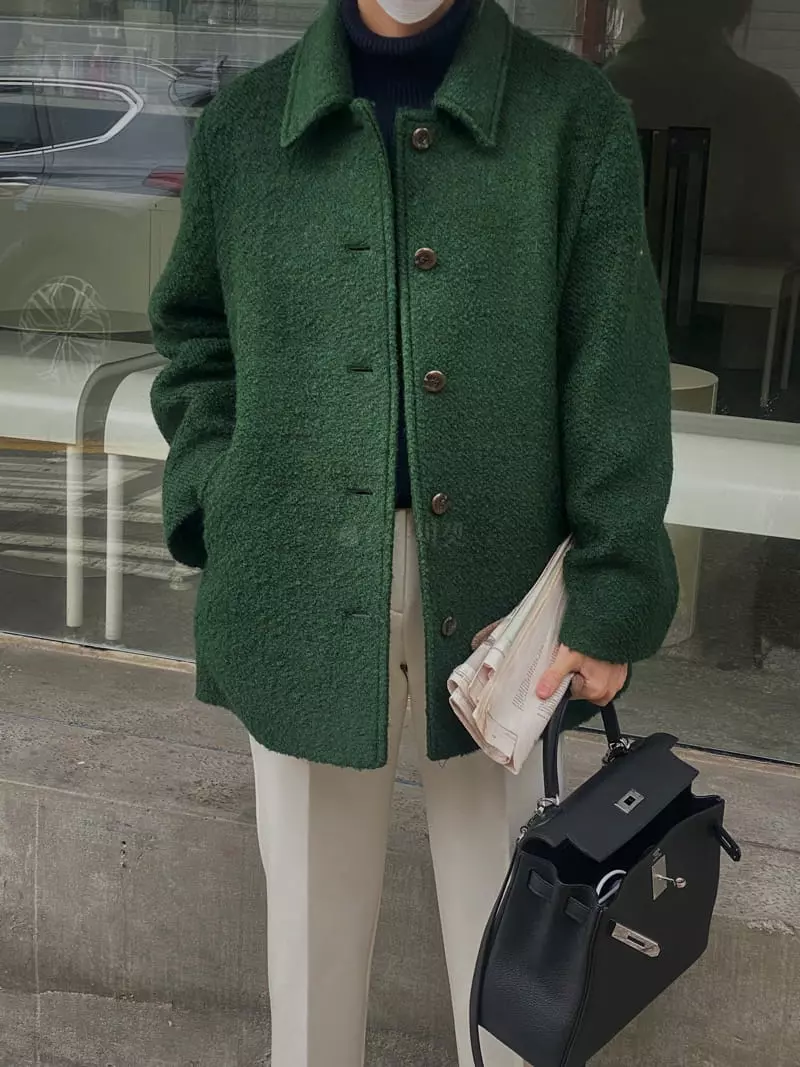 Glow Approach - Korean Women Fashion - #womensfashion - Alpaca Coat - 7