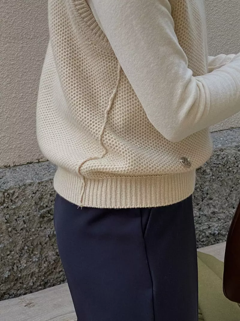 Glow Approach - Korean Women Fashion - #womensfashion - Knit Vest - 3